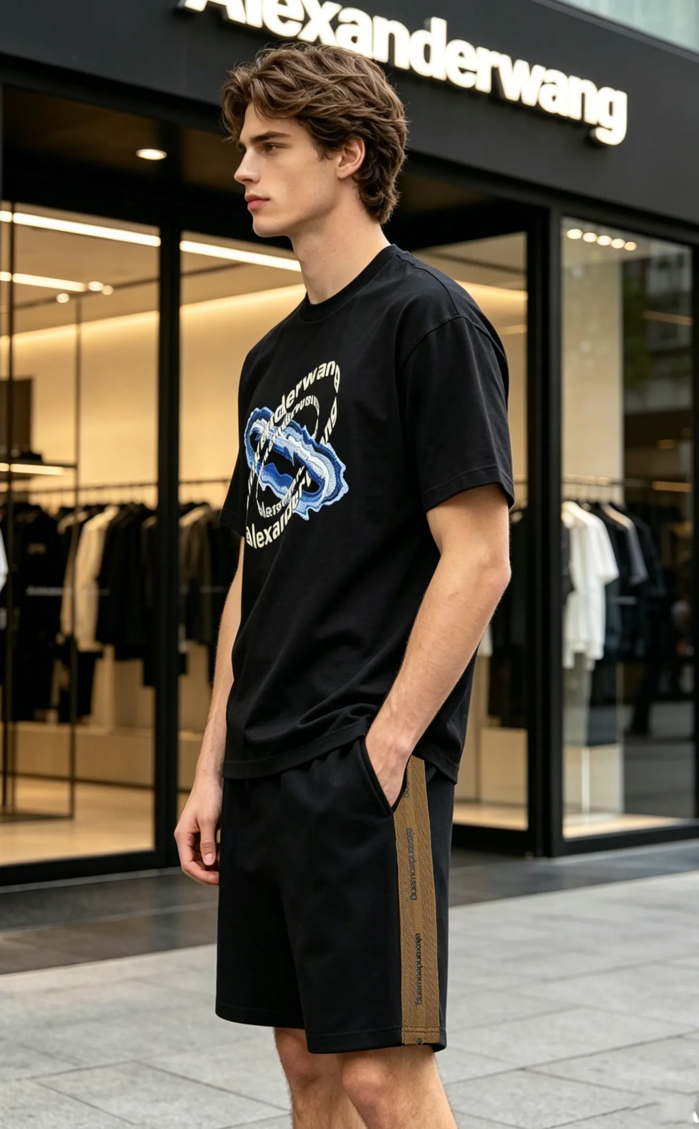 175。 190 ⚜️ Alexa*wang 26s ， Same Style❤️ . ！ ，Breathable ， OK。 ， ， . ， ， Sneakers、 ， get or ！ ！ ：Black.White.Sizes：M-3XL（S ） ❗️175/145 L